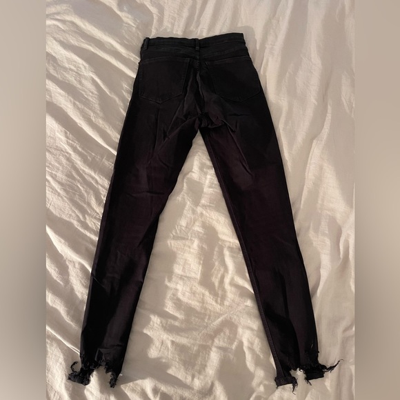 Black distressed top shop jeans! - Picture 6 of 7